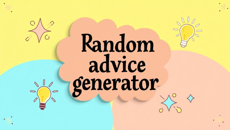 Random Advice Generator